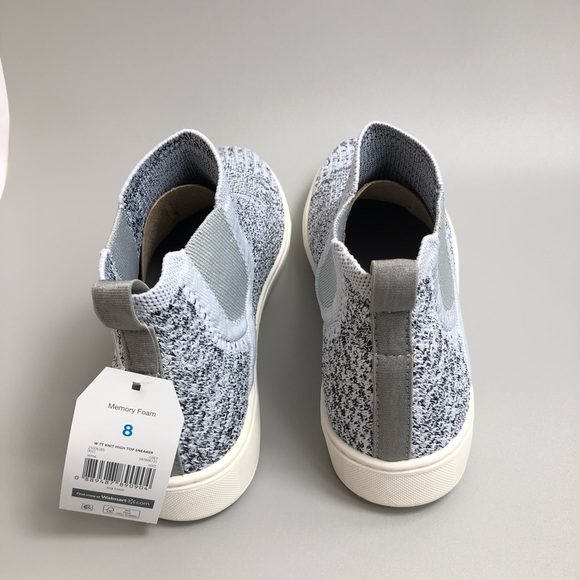 Time and Tru Women's Knit High Top Casual Sneaker Size 8 - Picture 12 of 15